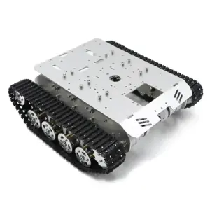 8KG Big Load Shock Absorb Tracked Robot Tank Car Chassis Smart Vehicle for Arduino with 12v Metal Encoder Motor