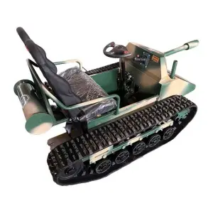 Kids Beach Buggy Cruiser Electric Snowmobile Tracked Triangle Wheelchair Entertainment tank for Children Adults