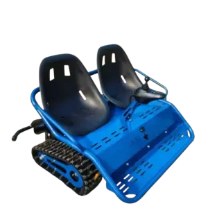 Double Electric Tracked Small Tank Four-Wheel Beach Bike