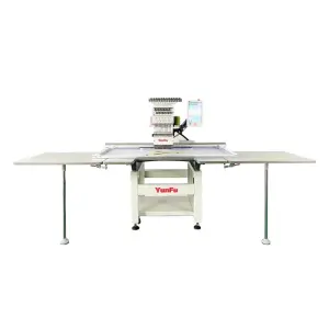 DDP 12 15 Needles Big Embroidery Area 1200*500 Computerized Single Head Cap Embroidery Machine