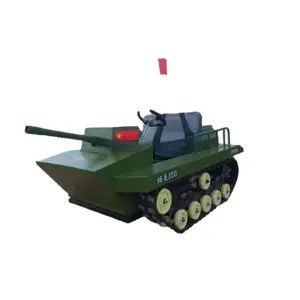 Tracked Undercarriage Tank Two Seats Ride on Car All Terrain Rubber Track Vehicles for Adults