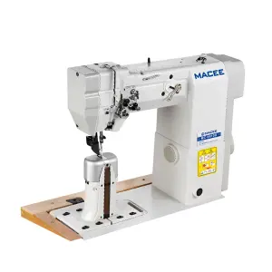 Double Needle Post Bed Walking Foot Heavy Duty Roller Feed Sewing Machine Model: MC9920