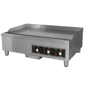 Commercial Kitchen Equipment Counter Top Flat Griddle Machine Hamburger Electric Griddles