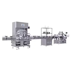 Automatic Liquid Machine for Cosmetics Cream Lipstick Juice Other Beverages Hot Gear for Engine Cans and Bottles