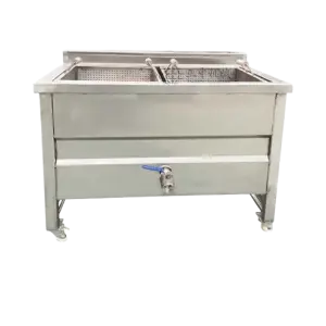 Heat Exchanger Fish Fryer Range Taro Chip Fryer Industrial Deep Continous Fryer