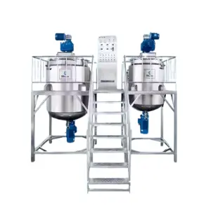 Industrial Stainless Steel Mixing Machine Hair Conditioner Oil Products Making tank Shampoo Mixer