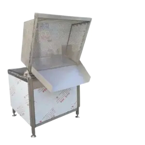 300L Automatic Commercial Fryer Machinery Industrial Continuous Pork Skin Meat Chicken Nuggets Continuous Frying Machine