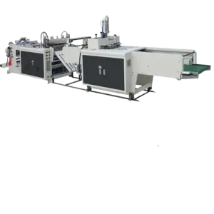 Fully Automatic PE HDPE T-shirt Bag High Speed  Cutting Making Machine