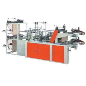 Automatic Four Lines Plastic Shopping Bag T-shirt Polythene Bag Making Machine