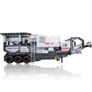 Complete Quarry Crushing Machine, Mobile Granite Limestone Gravel Jaw Crusher, Aggregate Rock Stone Crushing Plant