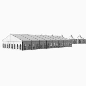 Aluminum Tent 50x100x4m