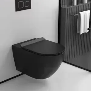 Wall Toilet Indoor Suspend Prefab Color Sets P-trap Back To Wall