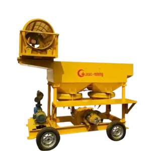 20tp/h Mobile Jig Trommel Wash Plant