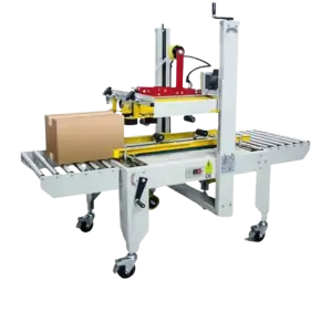 Automatic Carton Boxes/Cases Adhesive Tape Sealer Top and Bottom Cardboard Box Sealing Packaging Machine