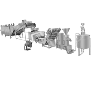 500Kg Complete Peanut Butter Machine Line Processing Industrial Peanut Butter Production Line