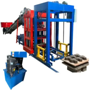 QTY4-25A Automatic Block Forming Machine with 6m conveyer