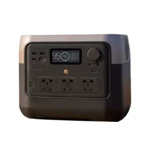 Power Station 600W River 2 Portable Solar Power Station Generator for Camping,Rv,And Outdoor Use