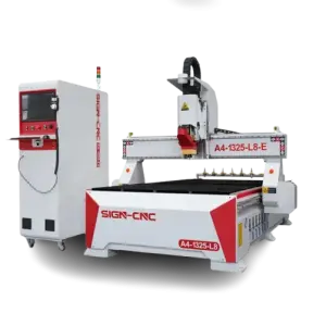 Wood Router 1300*2500Mm Size Sign Cnc A4-1325-L8-E With   Cnc Machining Service Woodworking Machine