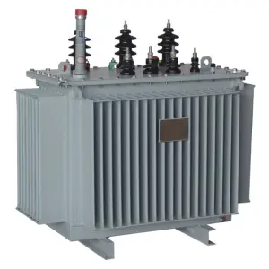 Three-Phase 50kVA Oil-Immersed Transformer, 11kV/400V SLD
