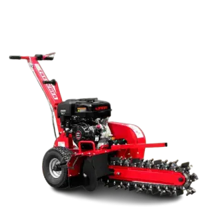 Small Chain Trencher 15HP with Flexible Depth 600MM 100mm Walk Behind Trencher Digging Machine Field Construction Dig Trencher