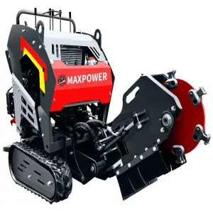 Garden Park Landscaping Professionals Used for Uneven Filed Stump Remote Control Stump Grinder