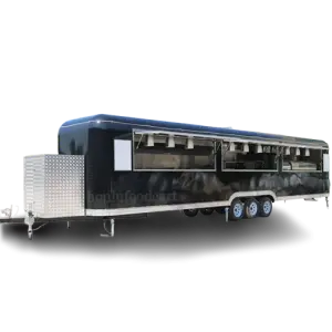 11m Long Concession Food Truck Mobile Food Cart/vending Kiosk Food Trucks/mobile Food Trailer With Full Kitchen