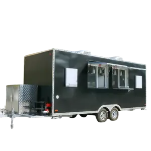 Mobile Fast Food Trailer Commercial Fully Kitchen Equipment Food Truck Trailer