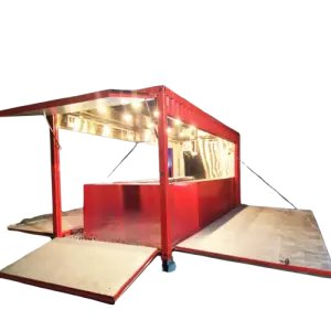 Container Cafe Restaurant Coffee Trailer Mobile Cart Kitchen Restaurant Shipping Container for Restaurant
