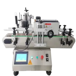 Automatic desktop round bottle labeling machine (bottle body labeling, not including bottle neck labeling) with date printer