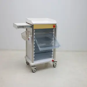 Hospital Furniture Medicine Trolley Clinic Cart with Wheels