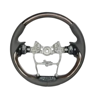 Leather Peach Wood Car Sport Style Car Steering Wheel For Lexus ES NX RX GX LM LS 2008-2015 2016 2017 2018 2019 2020