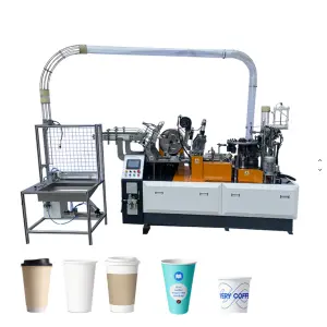 Hot Drink Coffee Cup Making Machine Fully Automatic Coffee Carton Cup Machine
