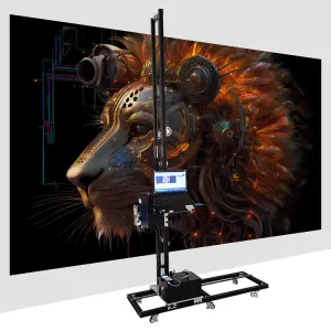 Portable Vertical UV Wall Printer Fast Dry Ink DX10 DX7 3D 5D 7D Effect Easy to Operate