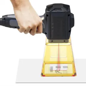 30W Handheld Fiber Laser Marking Machine Laser Engraver for Metal Engraver Machine Both Plug-in and Lithium Battery