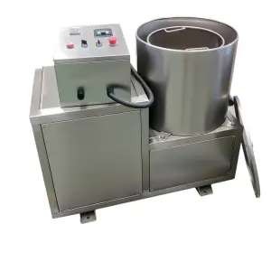 Industrial Automatic French Fries Dewatering Food Vegetable Cassava Potato Chips Dewatering Machine