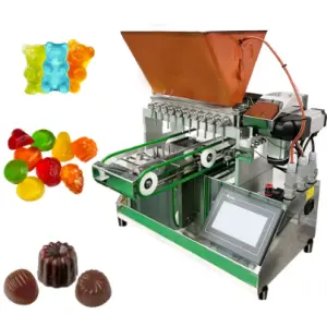 Automatic Desk Top Gummy Bar Candy Chocolate Depositor Machine Manufacturing Gummy Candy Making Machine