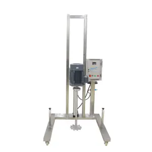 Pneumatic Lift Movable Paint Color Ink Blender Mixer Oil Paint High Speed Dispersing Machine