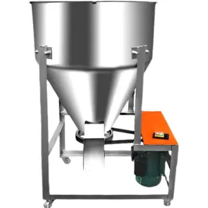 50KG Stainless Steel Mixer Feed Chemical Materials Grain and Grass Mixer Cattle and Sheep Feed Mixer