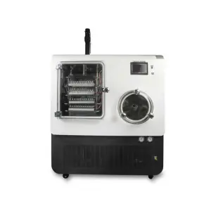 Ordinary and Top-press Silicone Oil Heating Certified Lab Food Intelligent Vacuum Freeze Dryer Lyophilizer