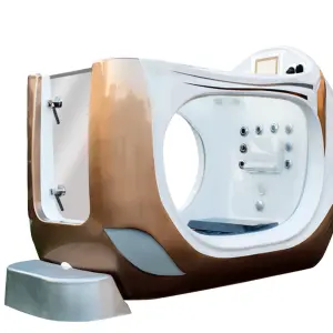 Water Walker with Treadmill Training Machine Modern Freestanding Design for Villa Rehabilitation & Soaking