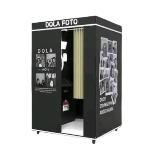 Selfie Kiosk Enclosure Automatic Photo Booth Printer Camera Business Rental Customize Self Service Photobooth