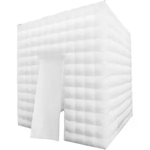 Inflable Enclosure Backdrop Photobooth Inflatable Photo Booth Cube Tent Booth with Led Light