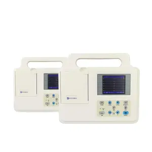 ECG Machine Portable Clinical Analytical Instruments 12 Lead 3 Channel Digital Electrocardiograph