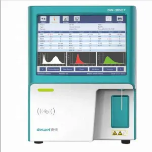 Vet Clinical Analytical Instruments 3 Part Auto Veterinary Hematology Analyzer for Pet Animals Medical Use