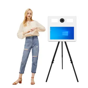 Mirror Photo Booth 21.5 Inch Photo Booth Machine Party Supplies Mirror Photo Booth Portable Touch Screen Magic
