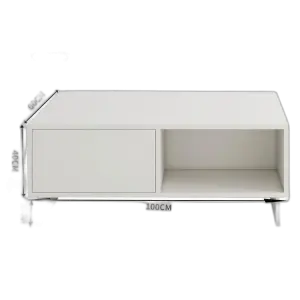 Living Room Furniture Can Be Freely Combined and Matched, with a Coffee Table and TV Cabinet Customized According to Size