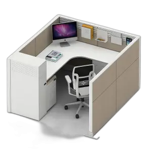 Modern Office Furniture Customized Executive Workstation Cubicle 4 People Free Combination Commercial Furniture