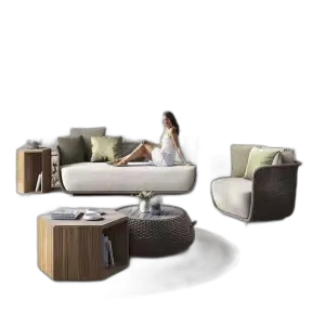 Foshan Outdoor Furniture Modern Villa Courtyard Patio Garden Outdoor Furniture Sofa, Outdoor Patio Furniture Set