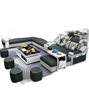 Living Room Furniture Corner Sofa Set Furniture Living Room Modern Fabric Sofa Bed 3-7 Piece Set Sofa