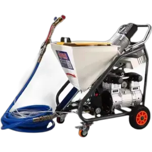 Genuine High Power Fully Automatic Real Stone Paint Spraying Machine Fireproof Exterior Wall Insulation Power Spray Guns